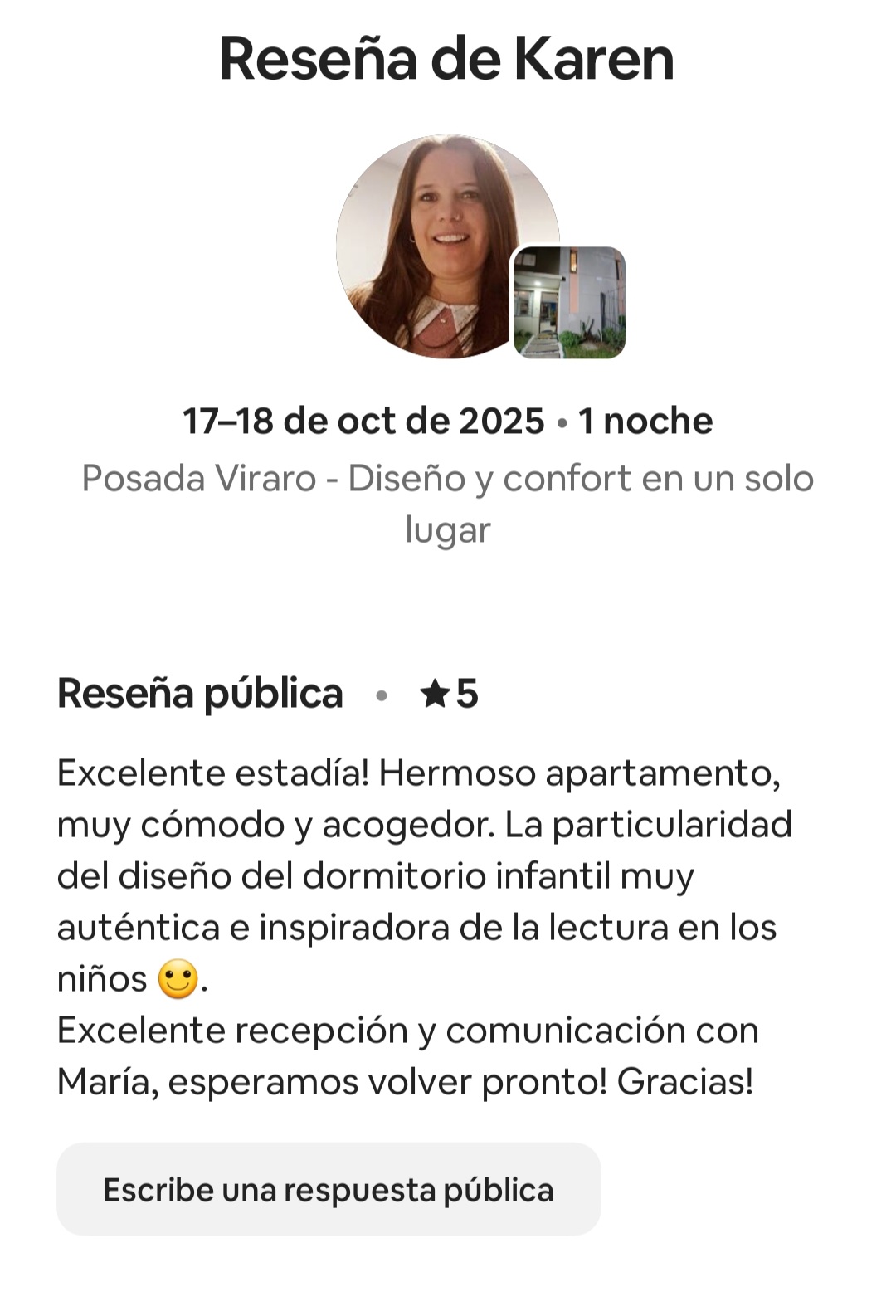 Reseña Airbnb